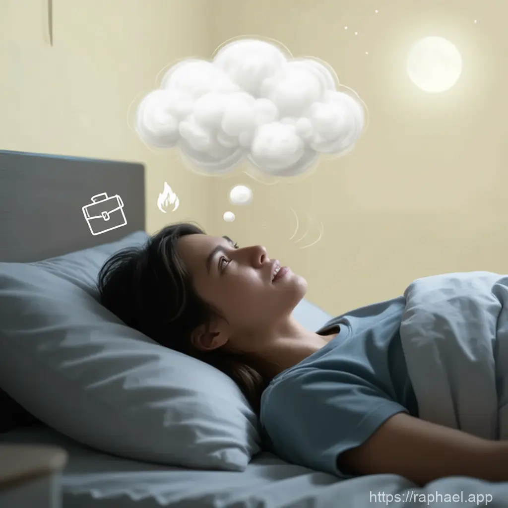 Schlaflosigkeit Illustration